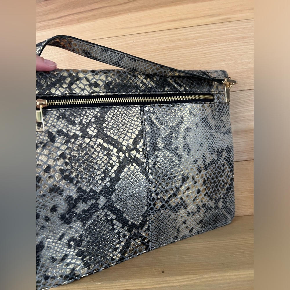 Snake print envelope cross body - Picture 4 of 5
